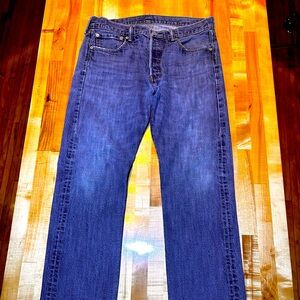 Mens levi’s button-fly.501CT 34x30 blue